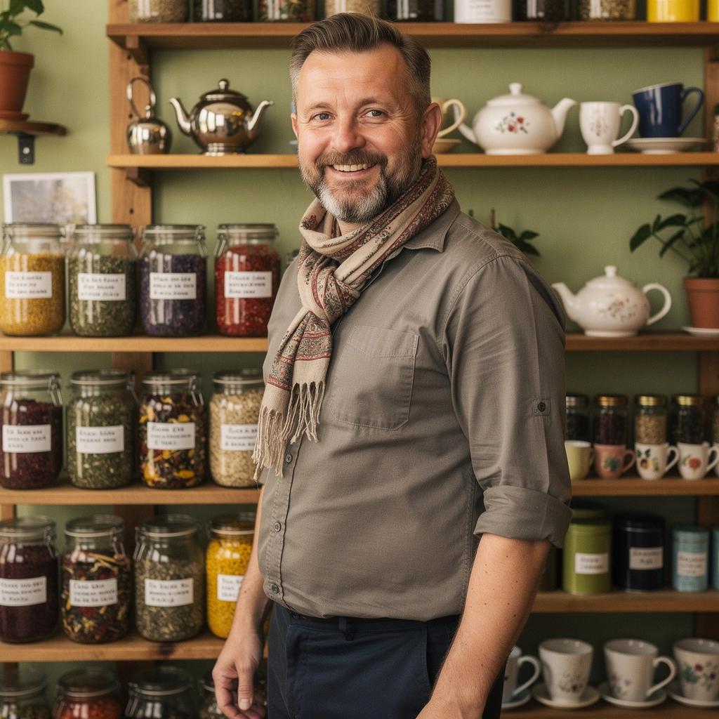 Relaxujúca atmosféra s čajovou súpravou a sviečkami.